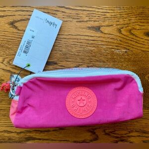 NWT $44 Kipling WESILE WESLIE Pencil Case Makeup Pouch Tech Bag